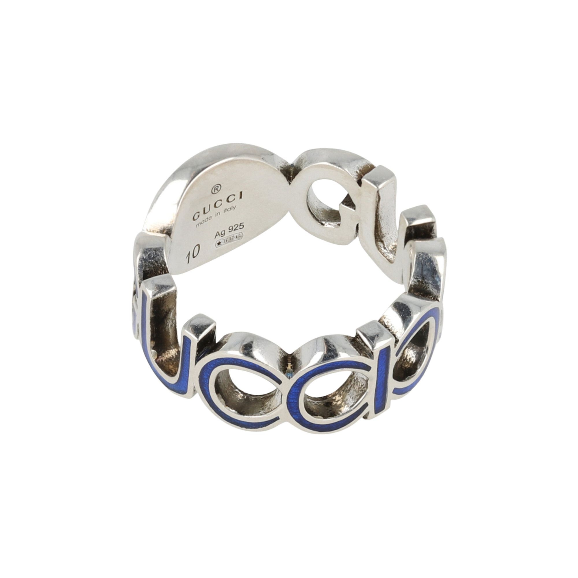 Gucci Interlocking G Ring 'Silver' - 2