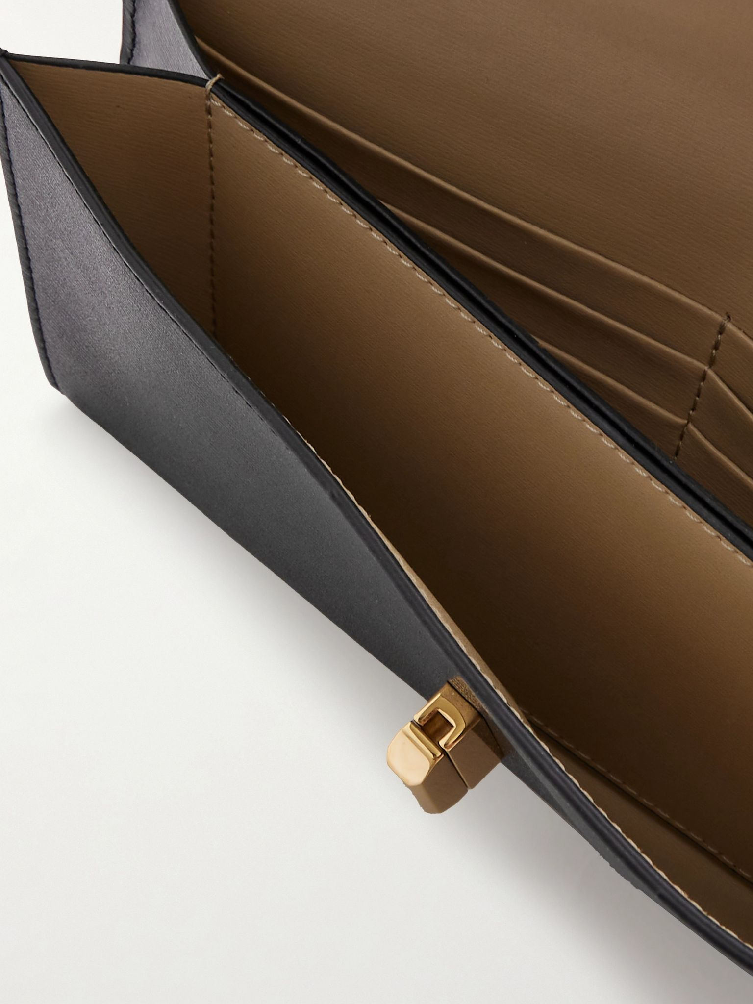 T-Lock textured-leather wallet Black - 5
