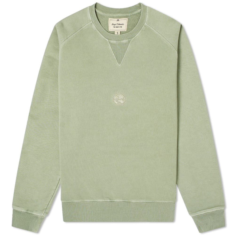 Nigel Cabourn Embroidered Logo Crew Sweat - 1