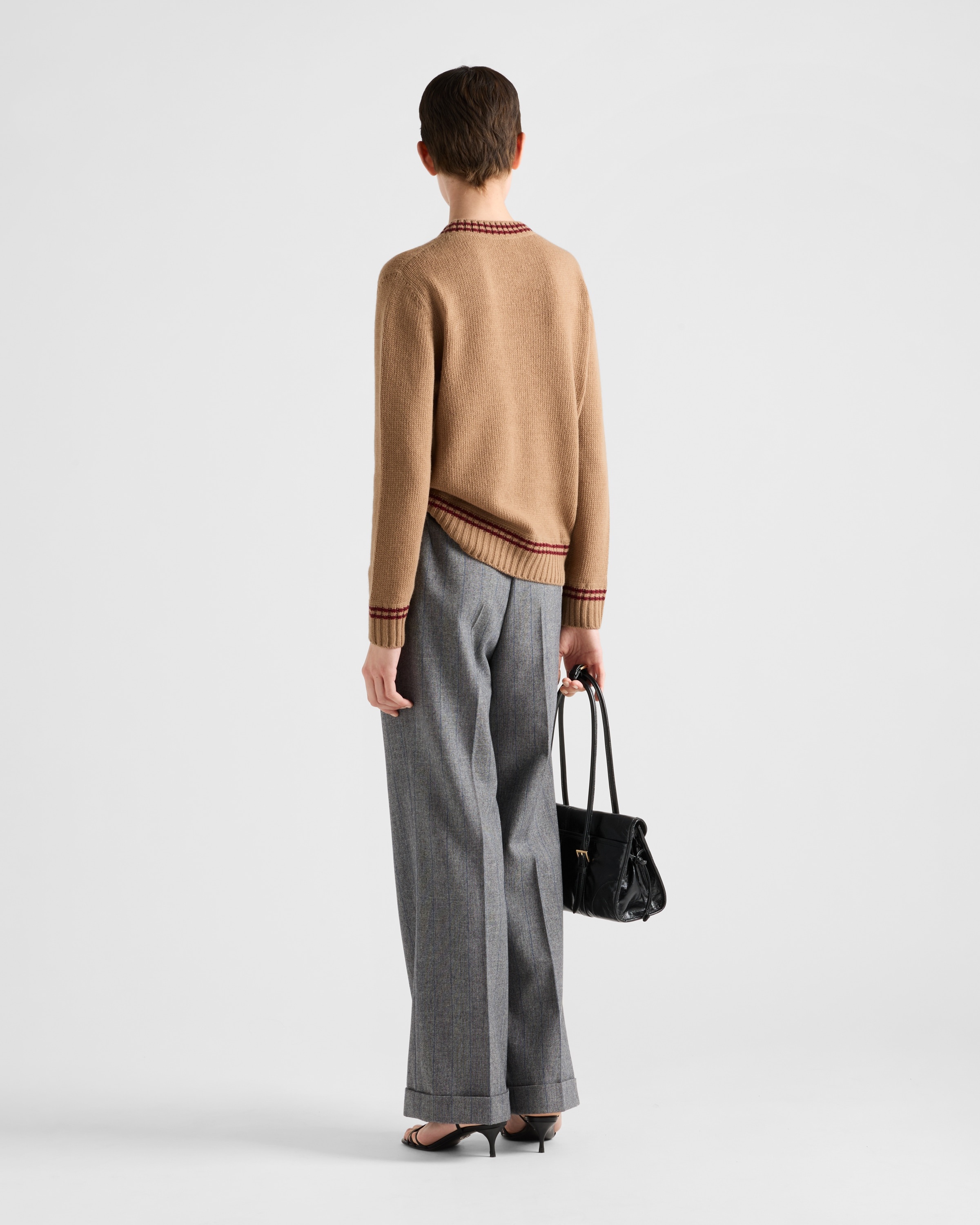 Wool and cashmere crew-neck sweater - 5