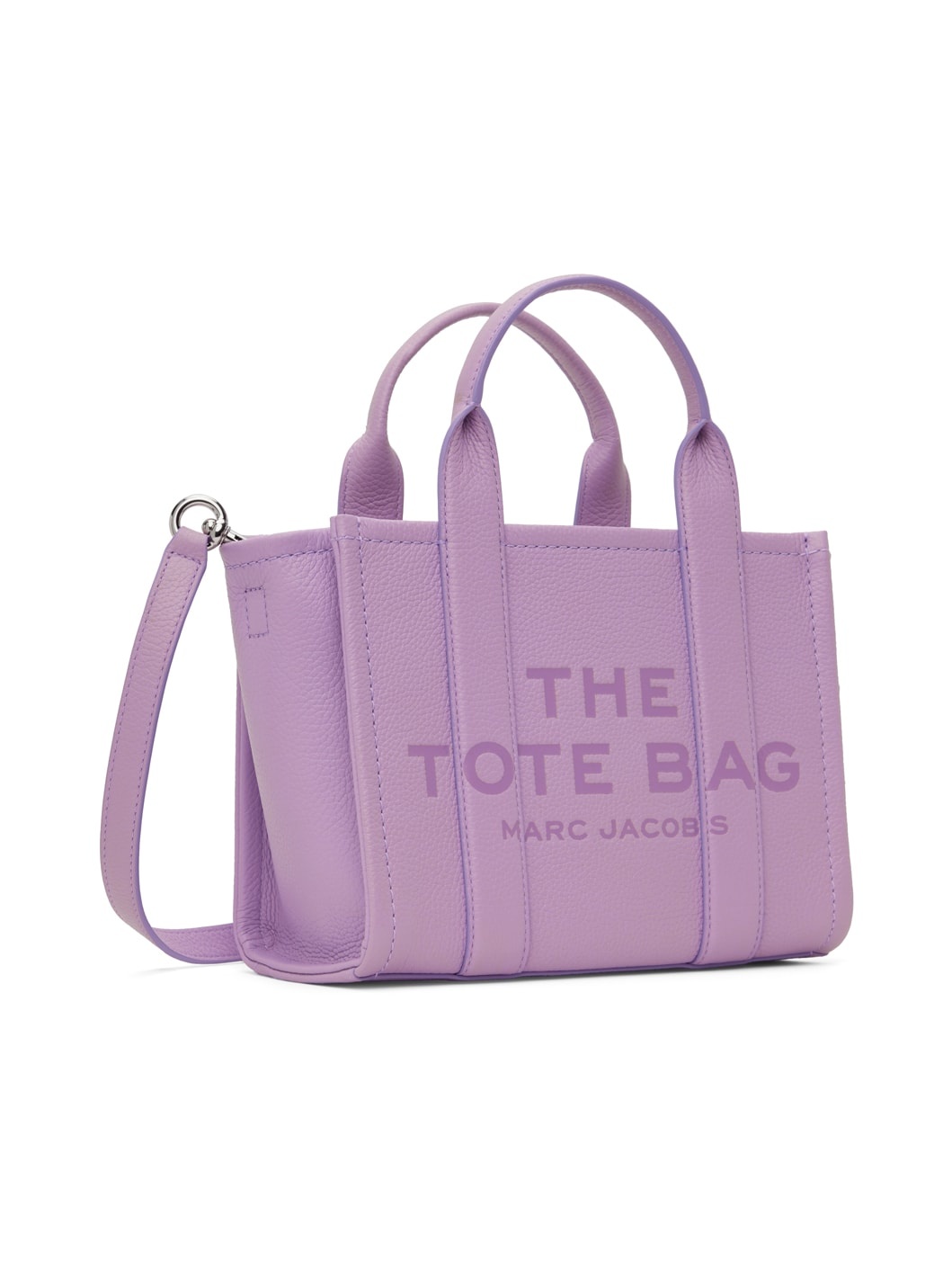 Purple 'The Leather Small' Tote - 2