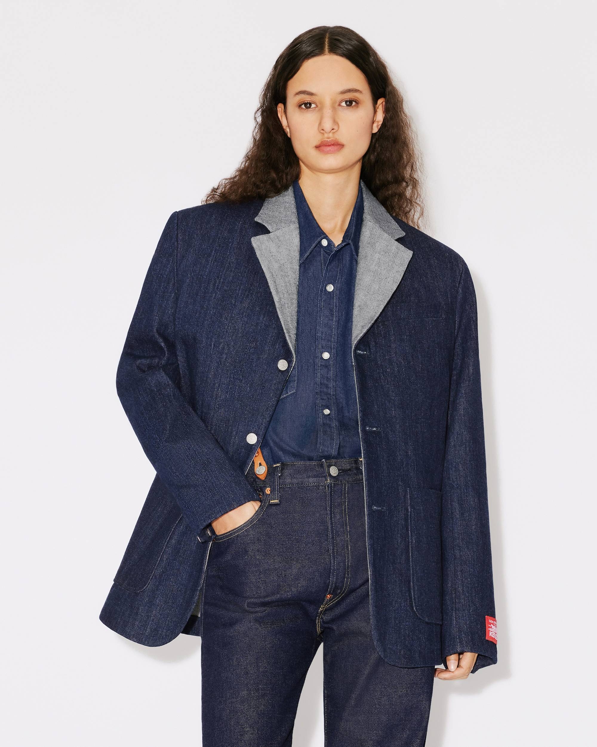 KENZO × LEVI'S DENIM BLAZER Lサイズ タグ付き KENZO x LEVIS DENIM BLAZER SIZE S | eBay