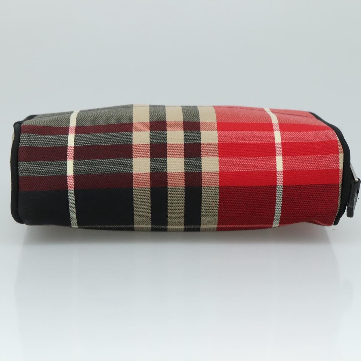 Burberry Nova Check Hand Bag Canvas Red - 9