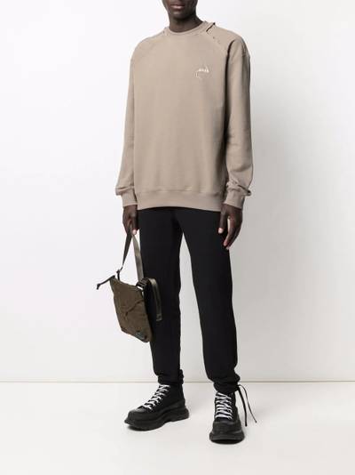 ADER error logo crew-neck sweatshirt outlook