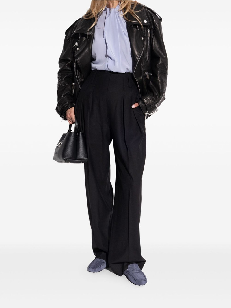 Gommino pebble-textured 스웨드 loafers 5