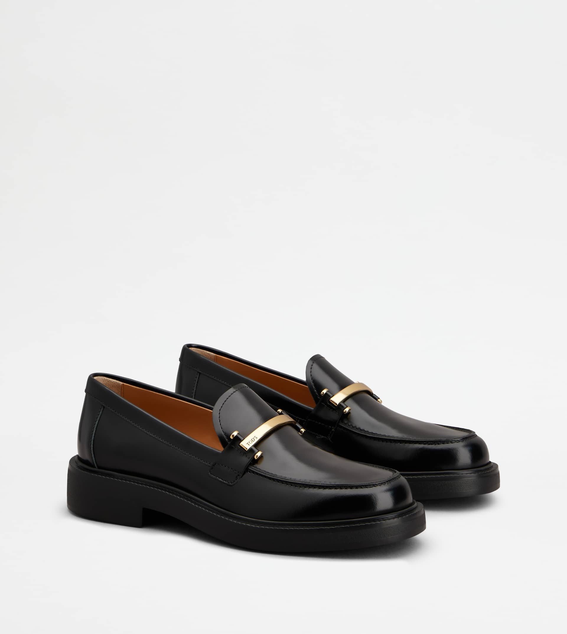 LOAFERS IN LEATHER - BLACK - 2