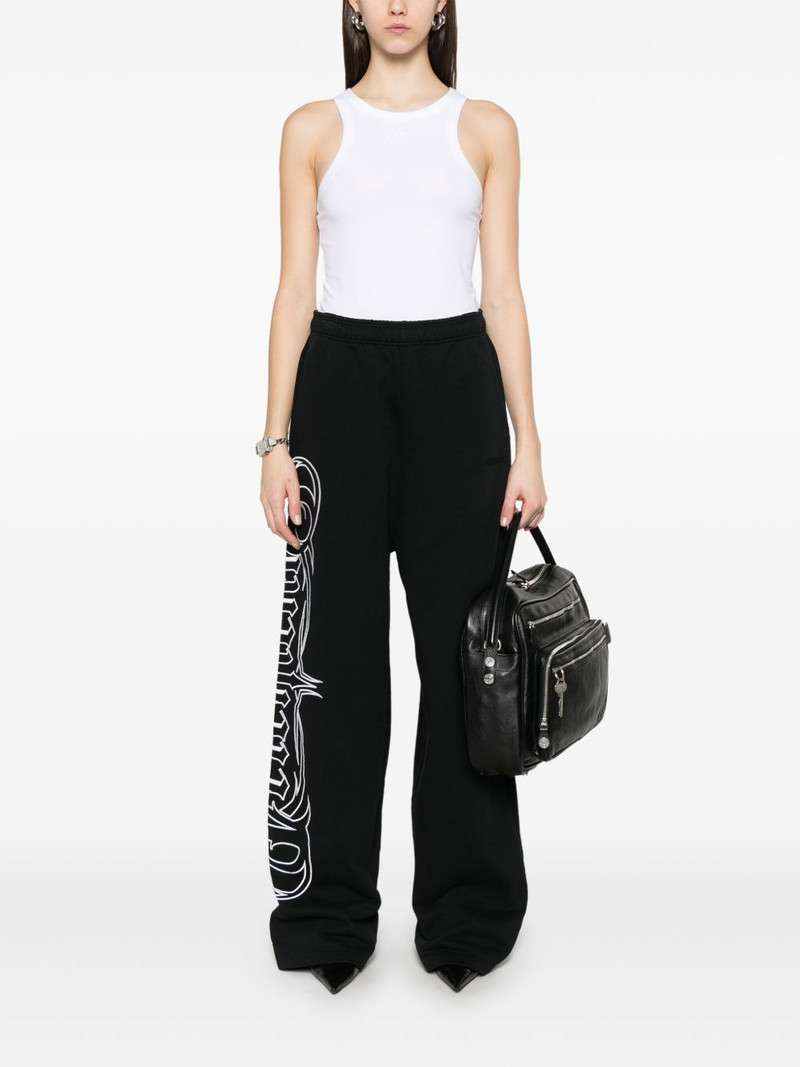 logo-embroidered trousers 3