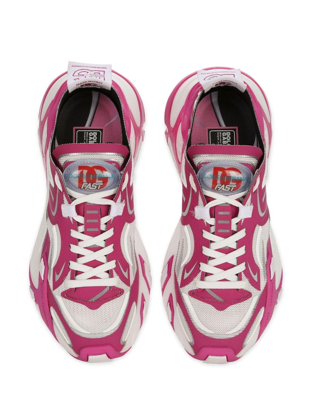 Fast panelled low-top sneakers - 4