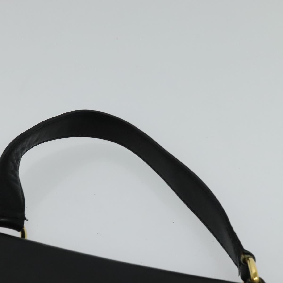 Burberry Hand Bag Leather Black - 8