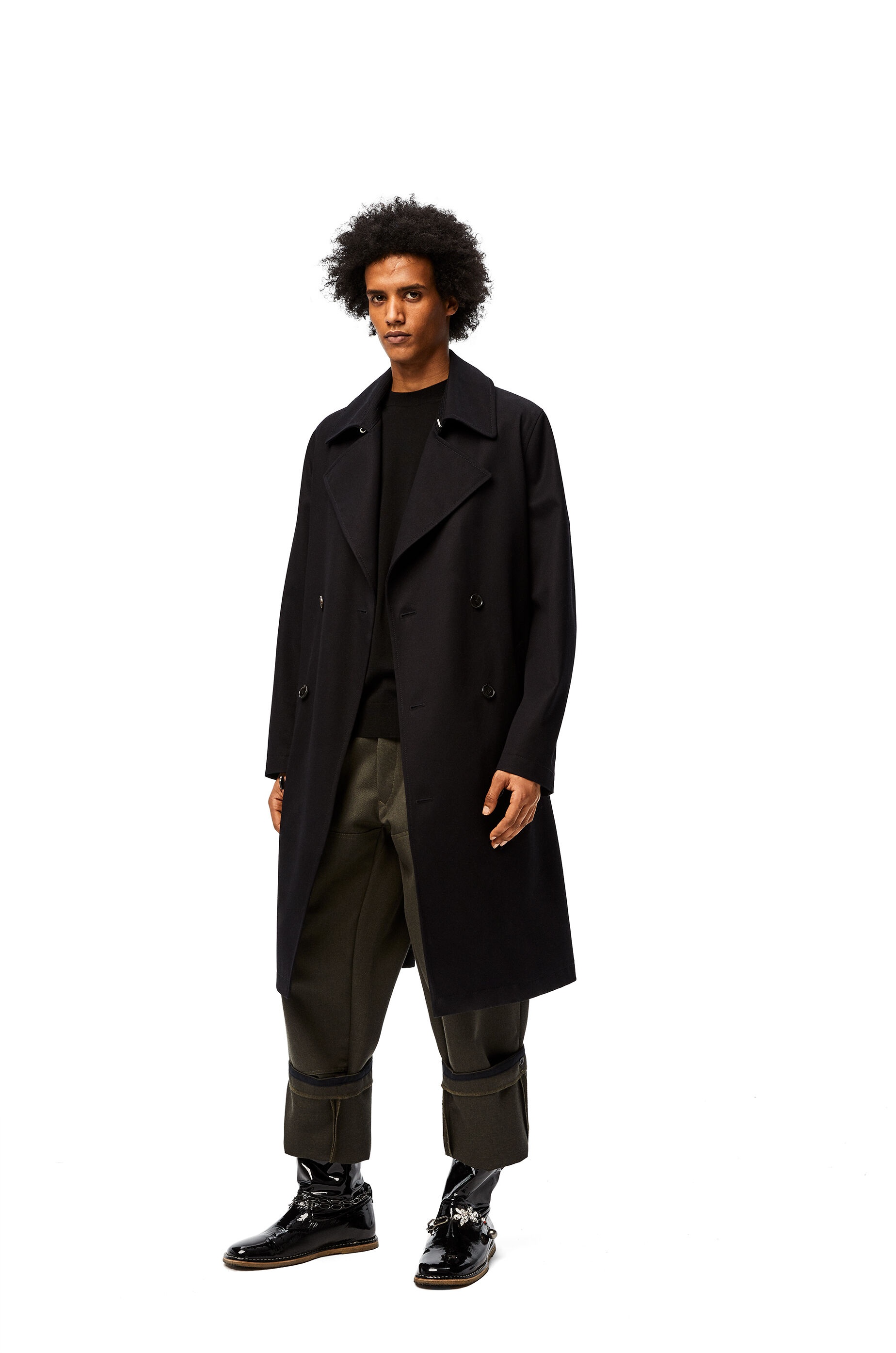 Trench coat in cotton - 3