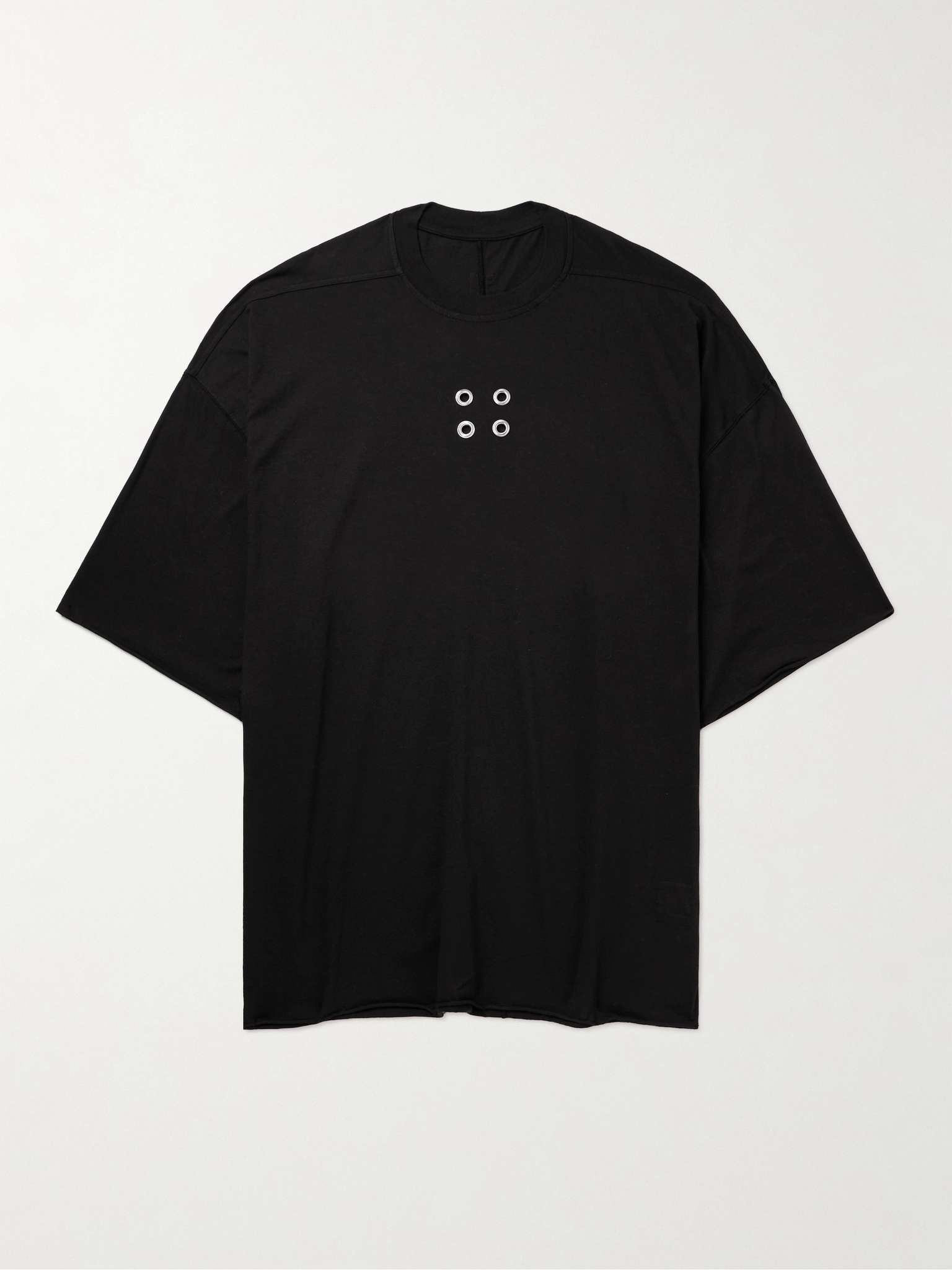 Tommy Oversized Embellished Cotton-Jersey T-Shirt - 1