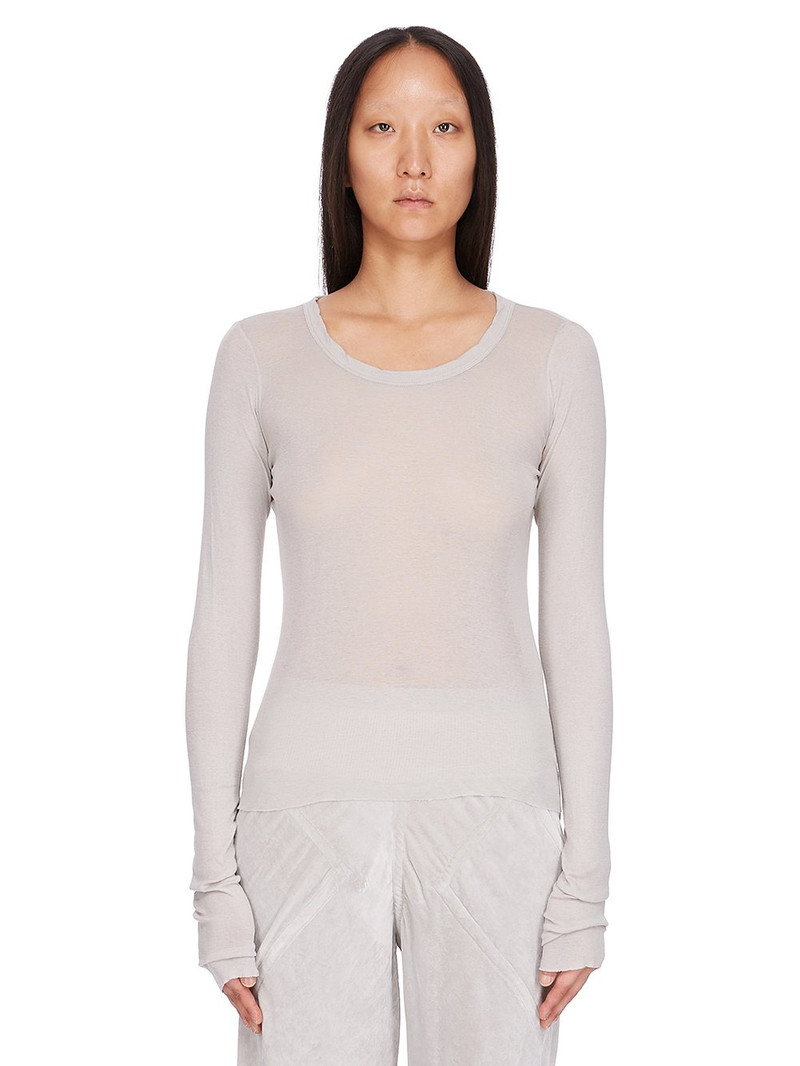 CROPPED RIB LS T 1