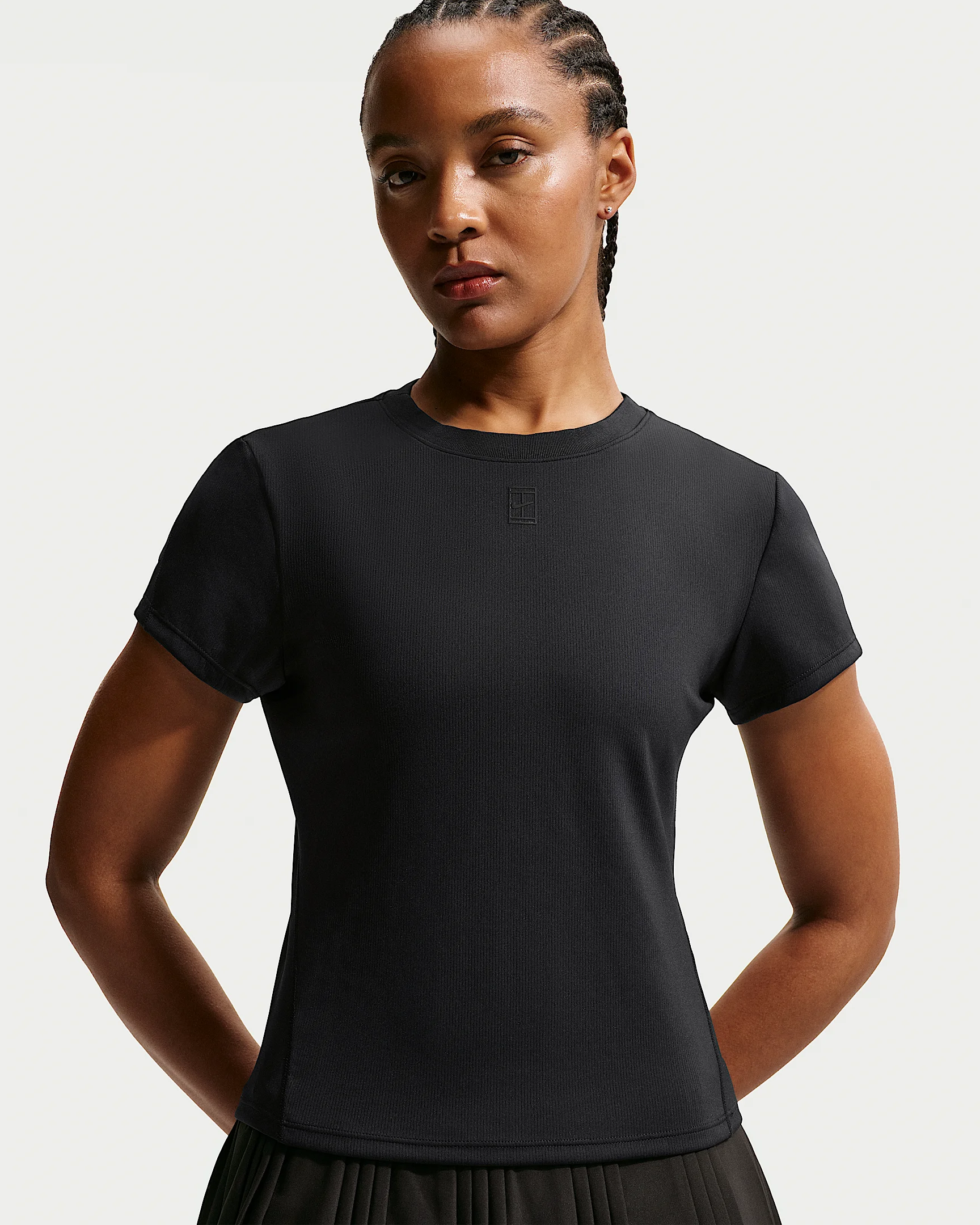 NikeCourt Advantage Women's Dri-FIT Short-Sleeve Tennis Top - 1