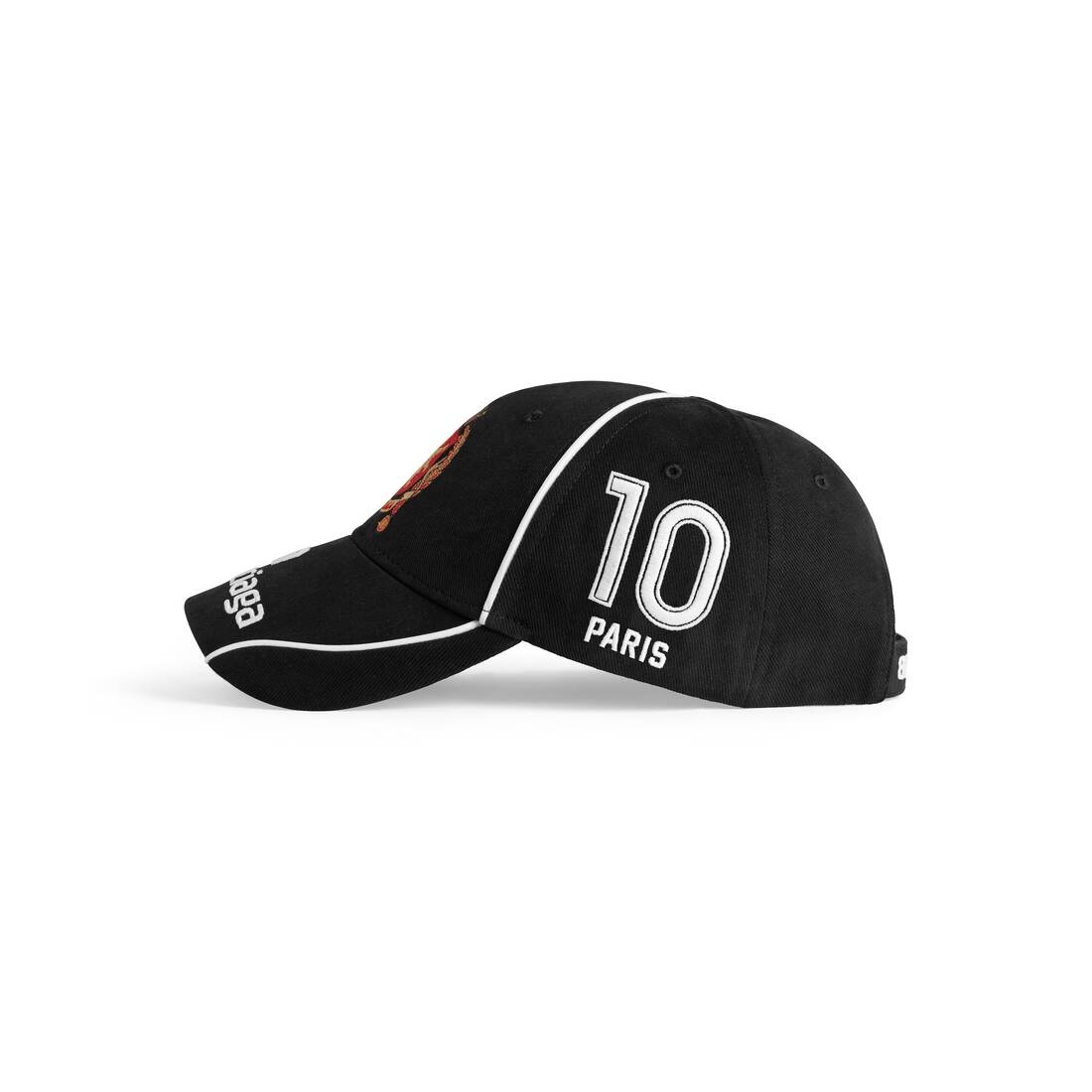 Paris Soccer Cap in Black - 4