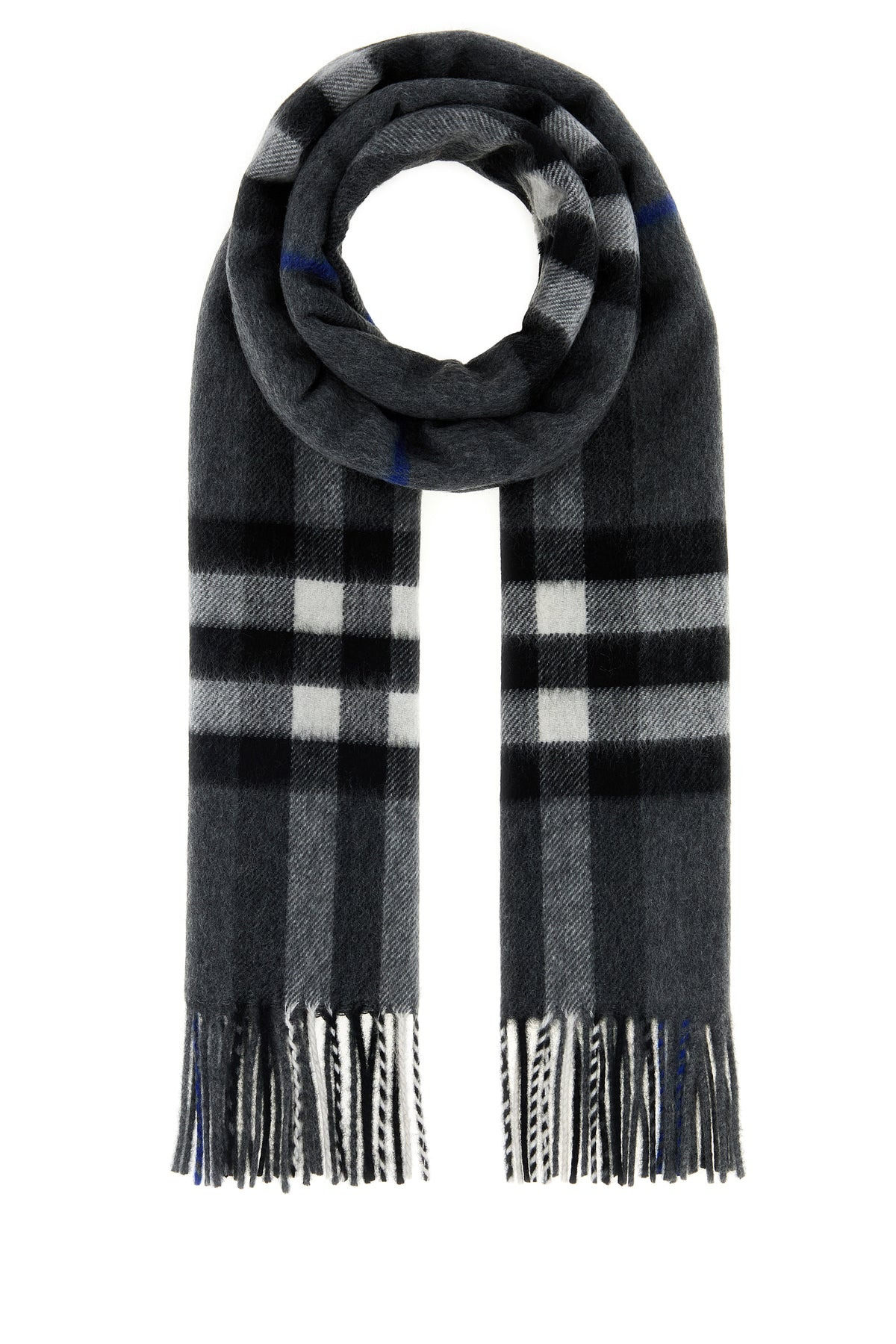 Embroidered cashmere scarf - 1