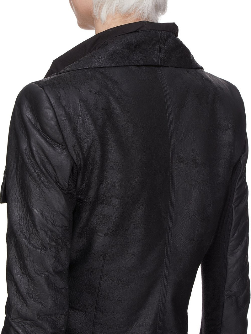 Black Porterville Classic Biker Leather Jacket 5
