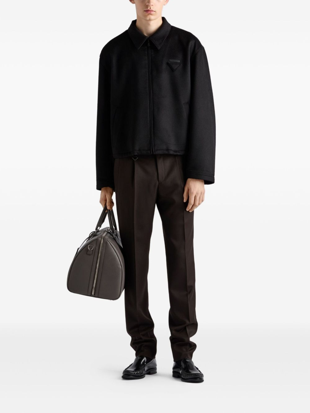 logo zip-front jacket - 2