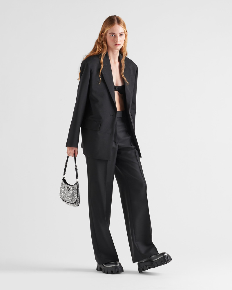 Prada Cleo satin bag with crystals 9