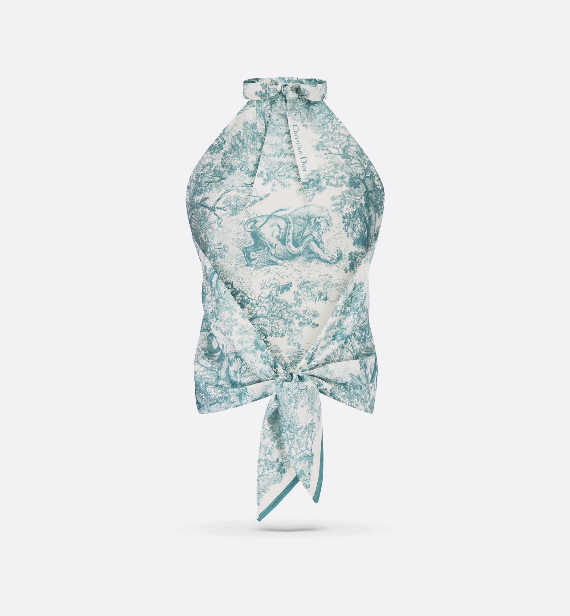 Dioriviera Toile de Jouy Sauvage Dior Silk Top - 5