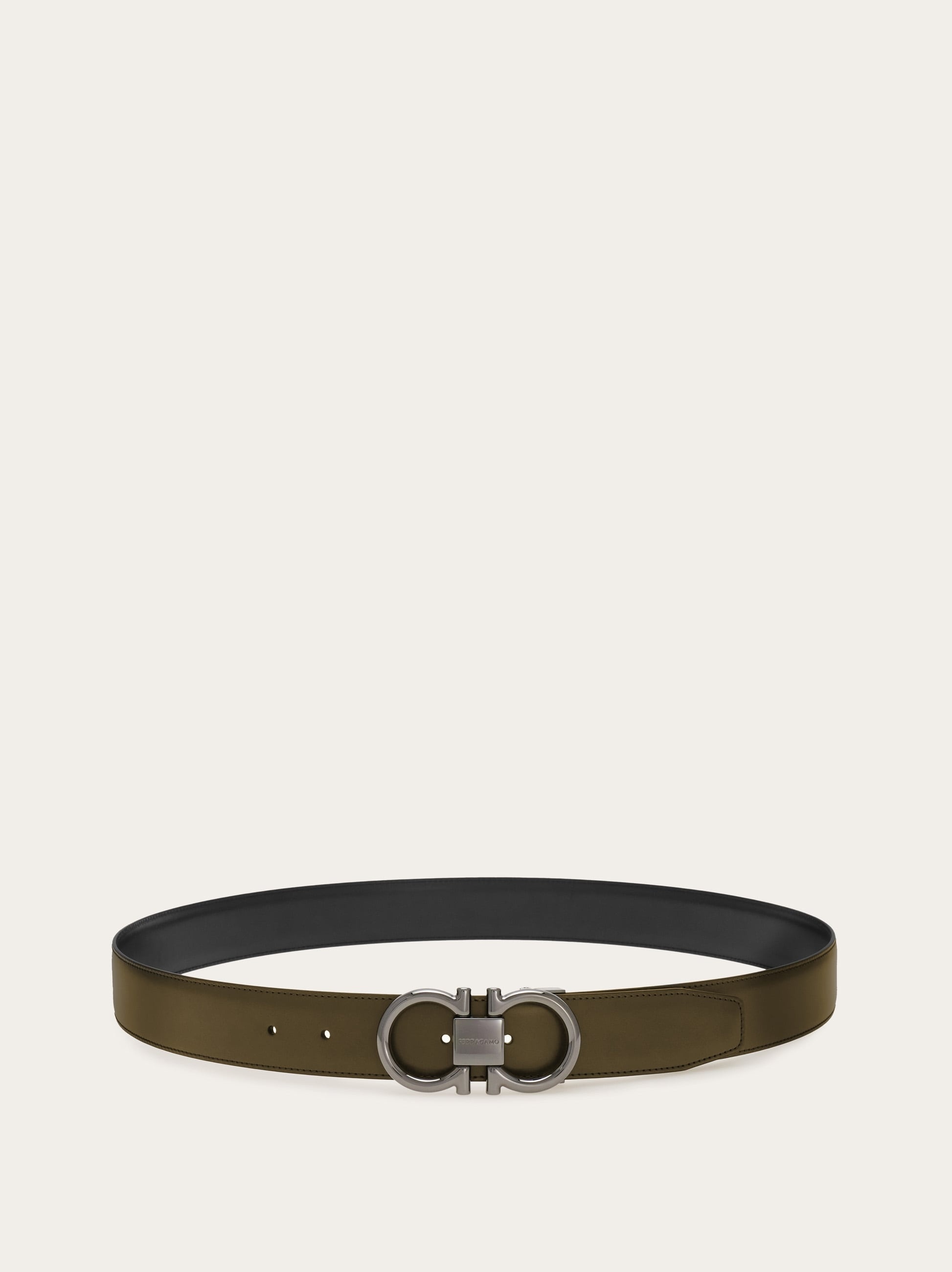 Reversible and adjustable Gancini belt - 3