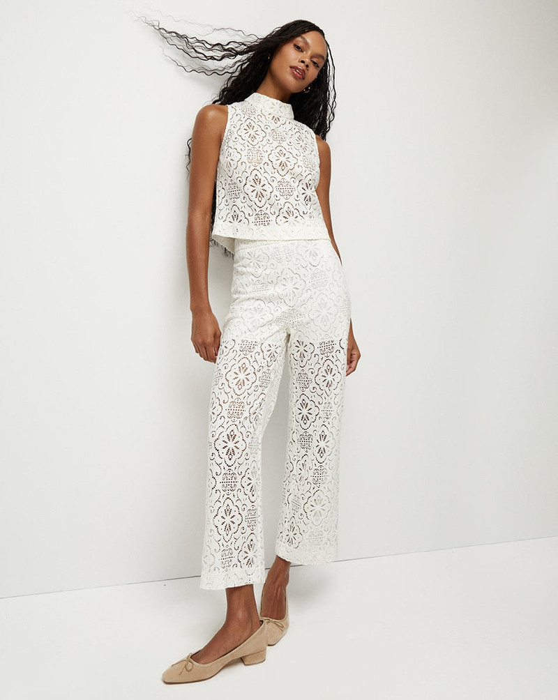 VERONICA BEARD KEHLANI LACE PANT outlook