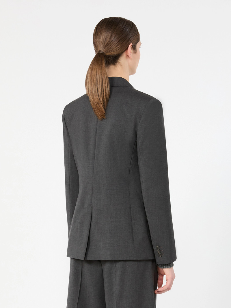 ORNATI Woollen cloth blazer - DARK GREY 4
