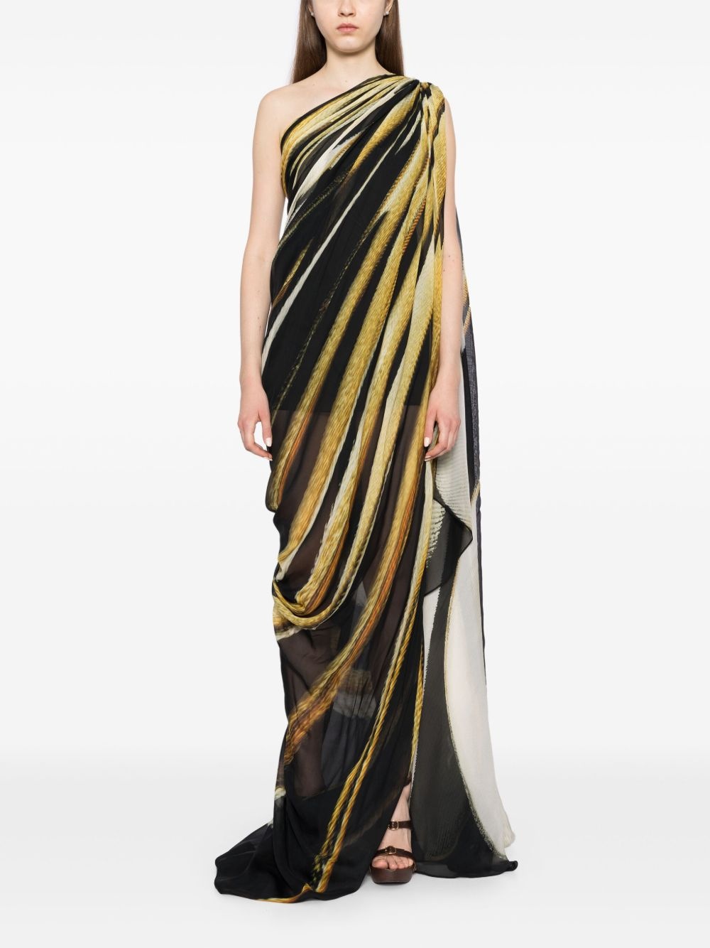graphic-printed dress - 2