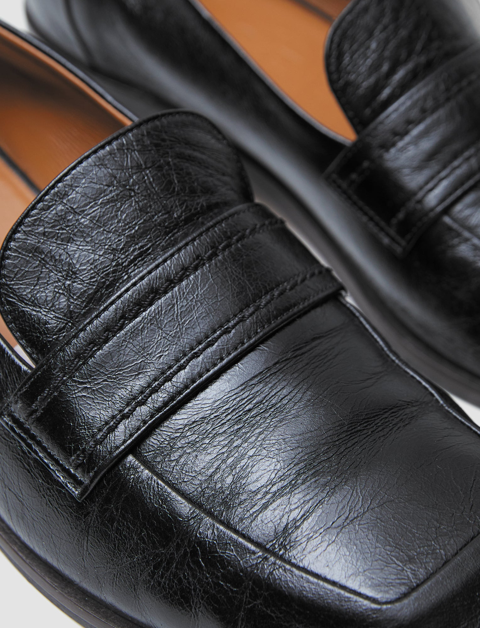 Leather Penny Loafers - 3