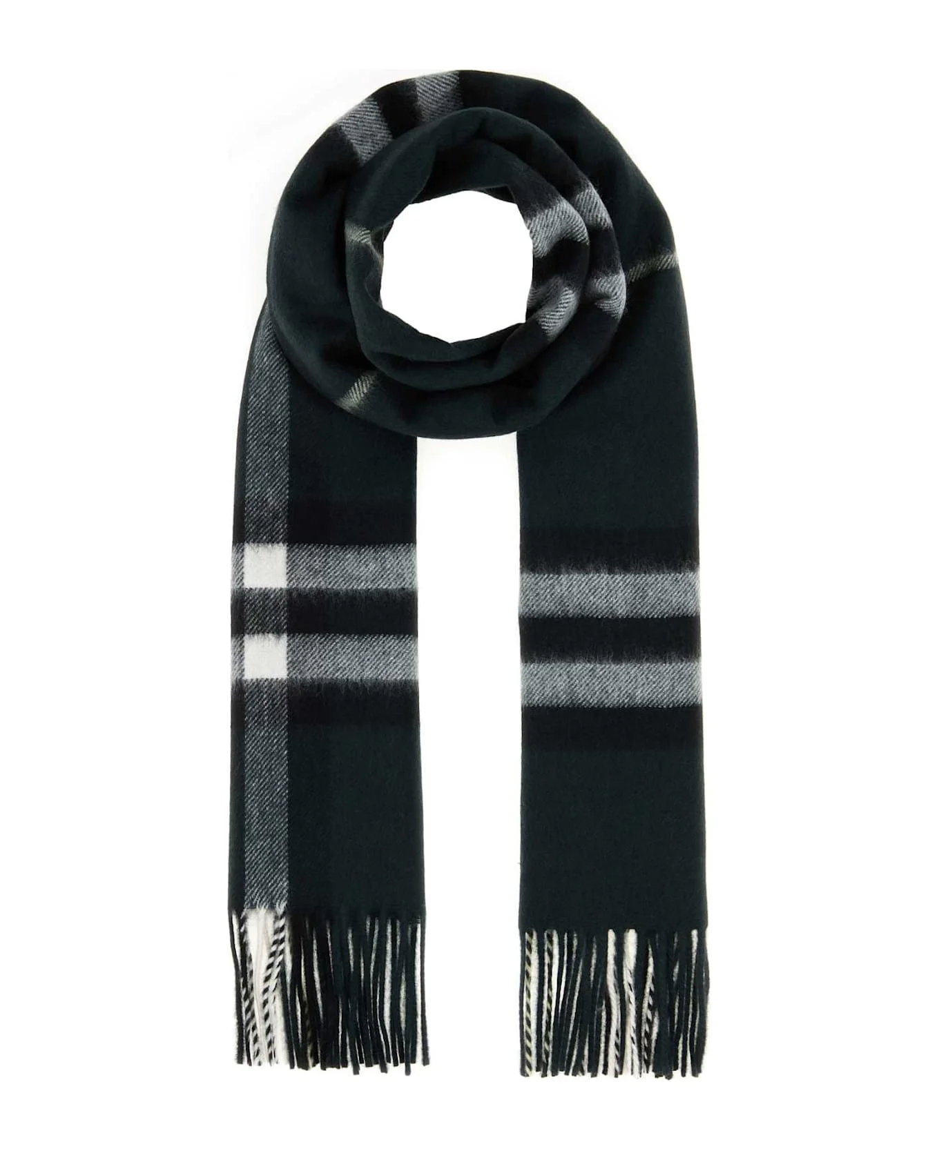 Embroidered Cashmere Scarf - 1