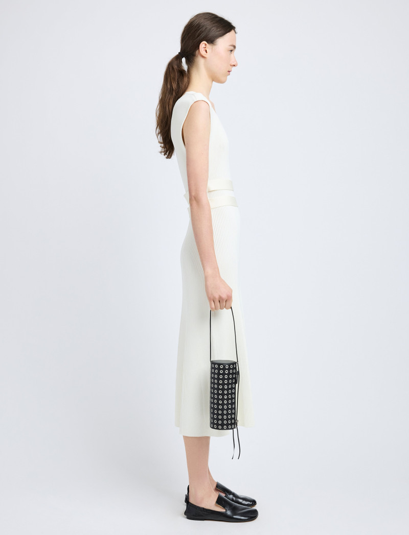 Silo Bag in Eyelet Covered Nappa 6