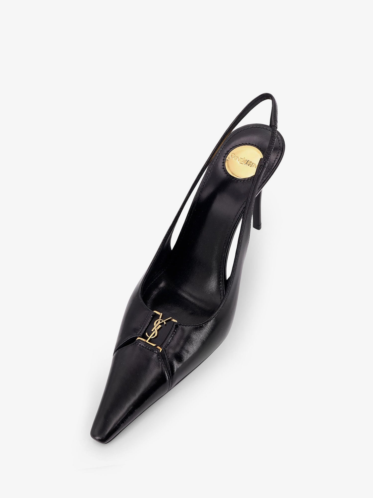 Babylone 90 Pum Leather Slingback Pumps - 4