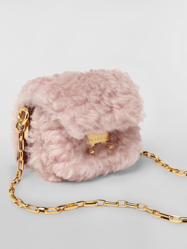 TRUNK BAG IN SHEARLING AND CALFSKIN - 4