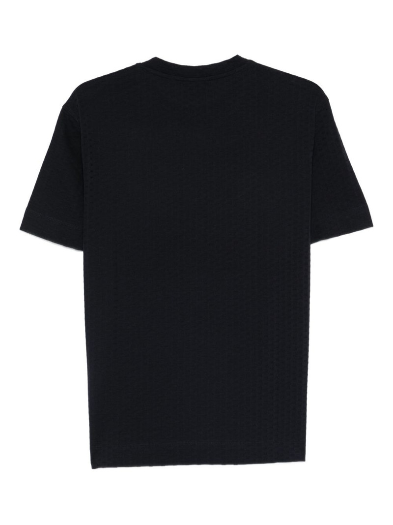 EMPORIO ARMANI textured T-shirt outlook