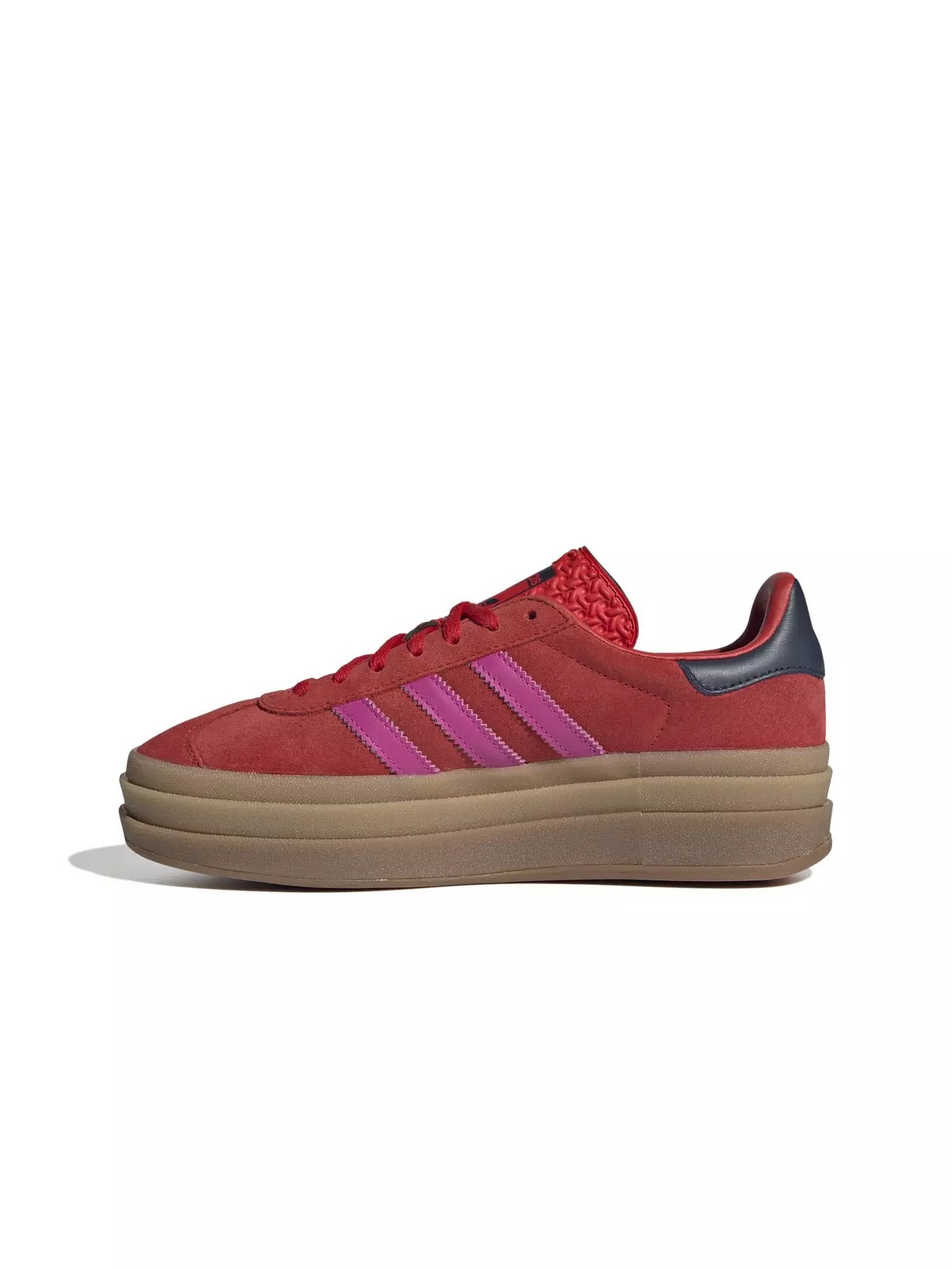 Originals Gazelle Bold "Red/Semi Lucid Fuchsia/Night Indigo" Women's Shoe - 2