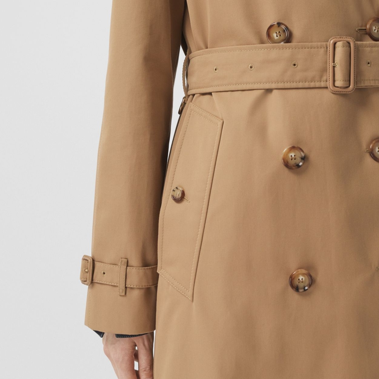 Cotton Gabardine Trench Coat - 5