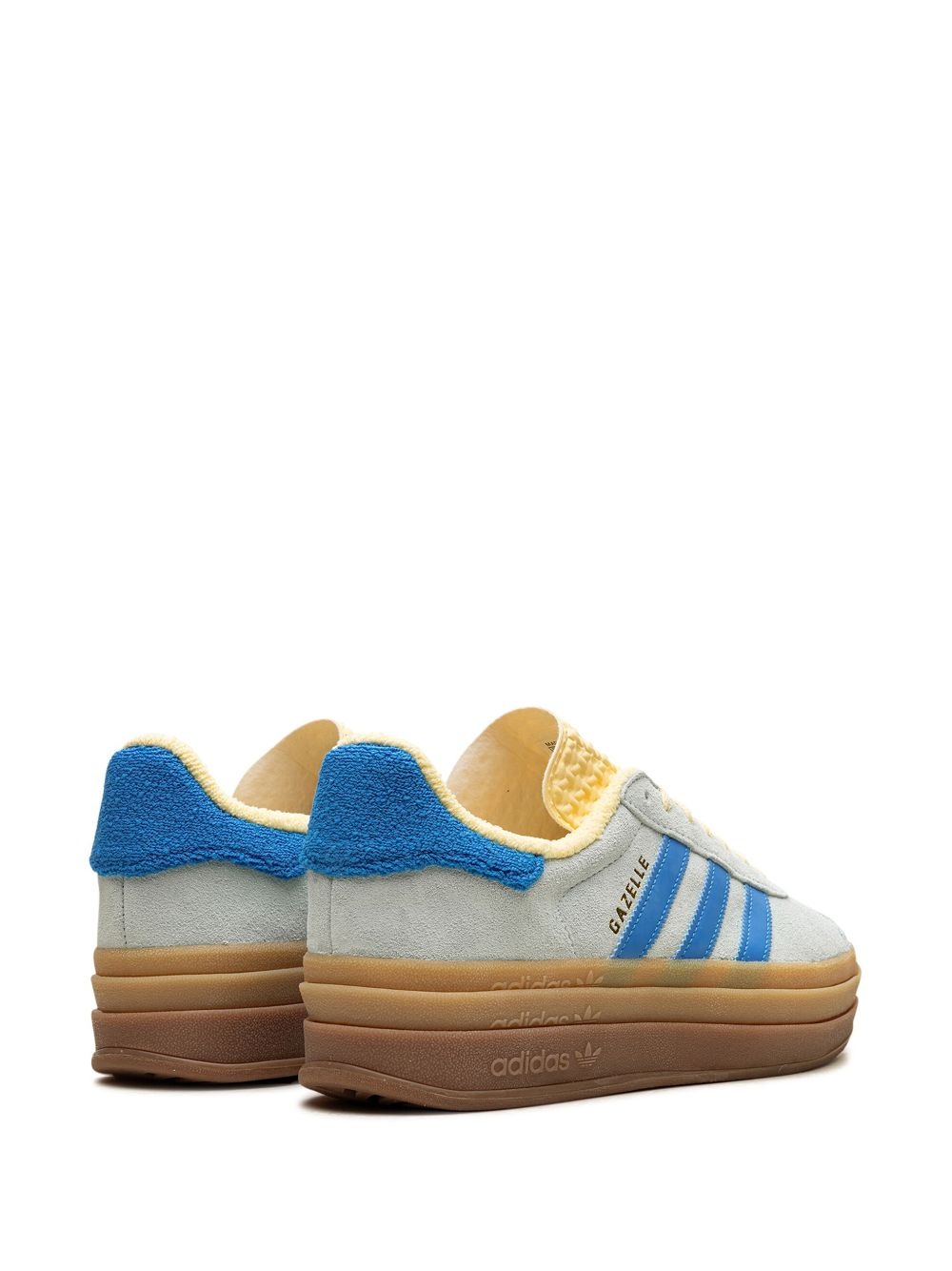 Gazelle Bold "Almost Blue/Yellow" sneakers - 3