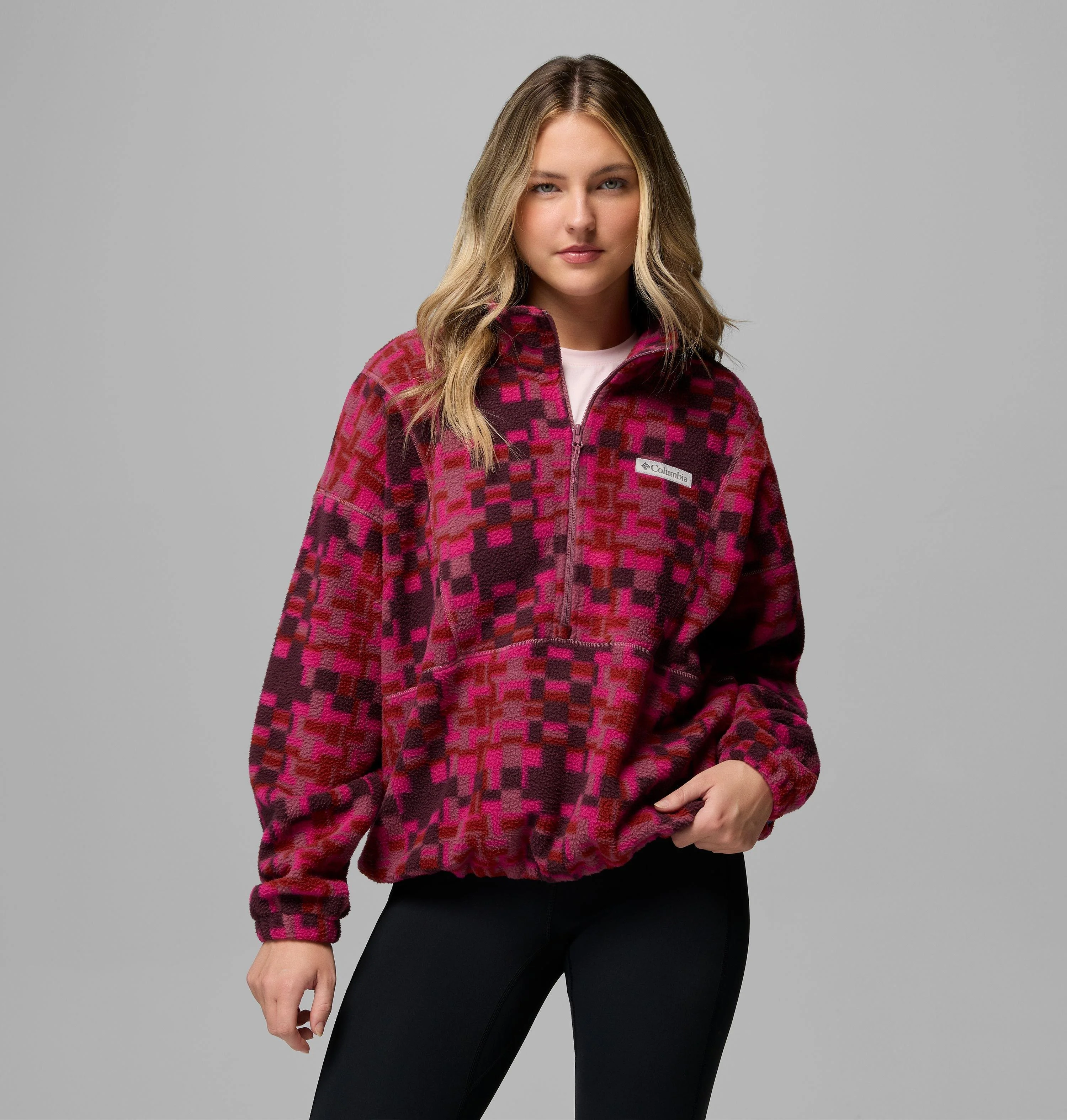 Women's Timber Meadow MTR Printed Fleece Half Zip - 1