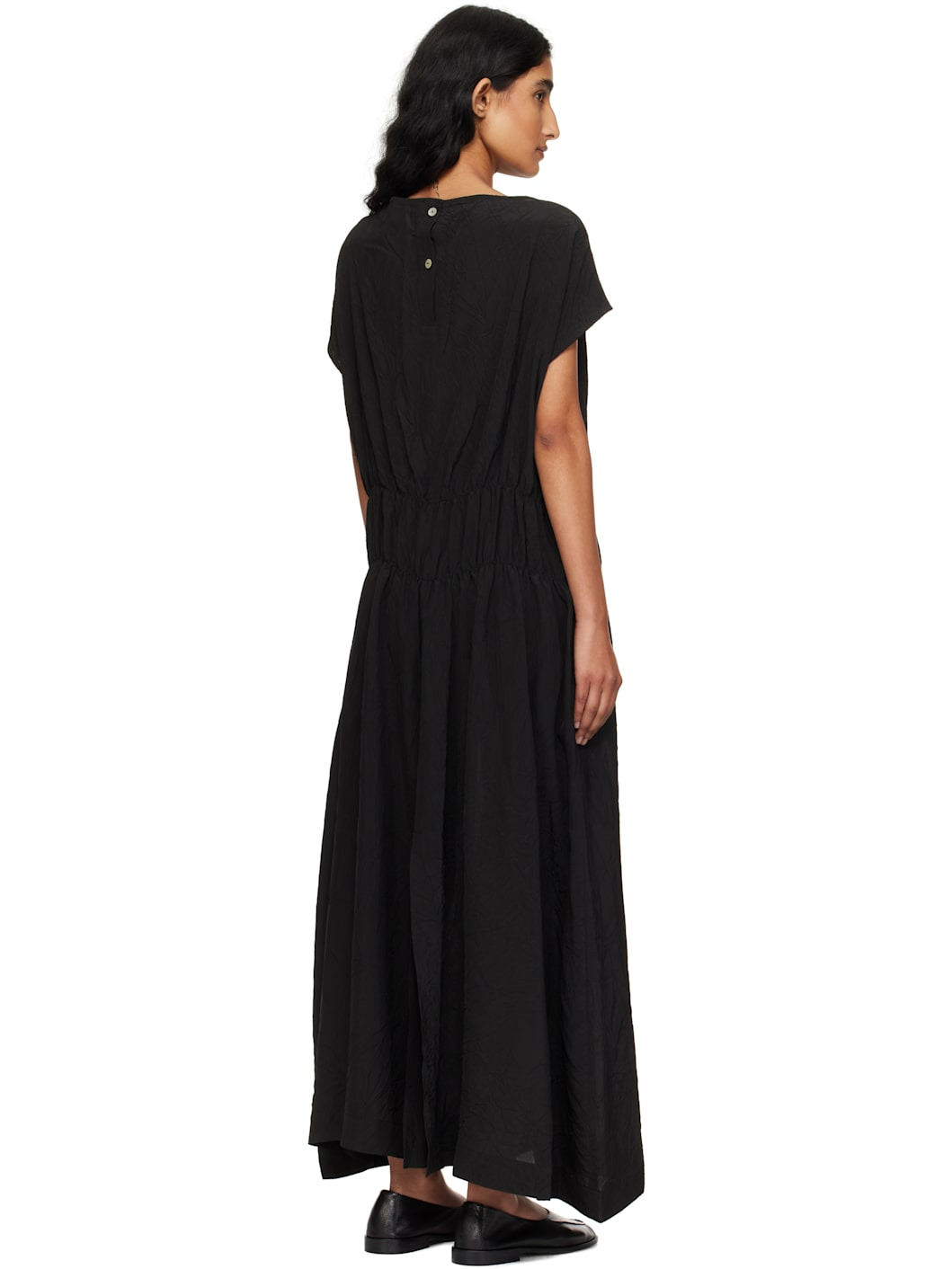 Black Simos Midi Dress - 3