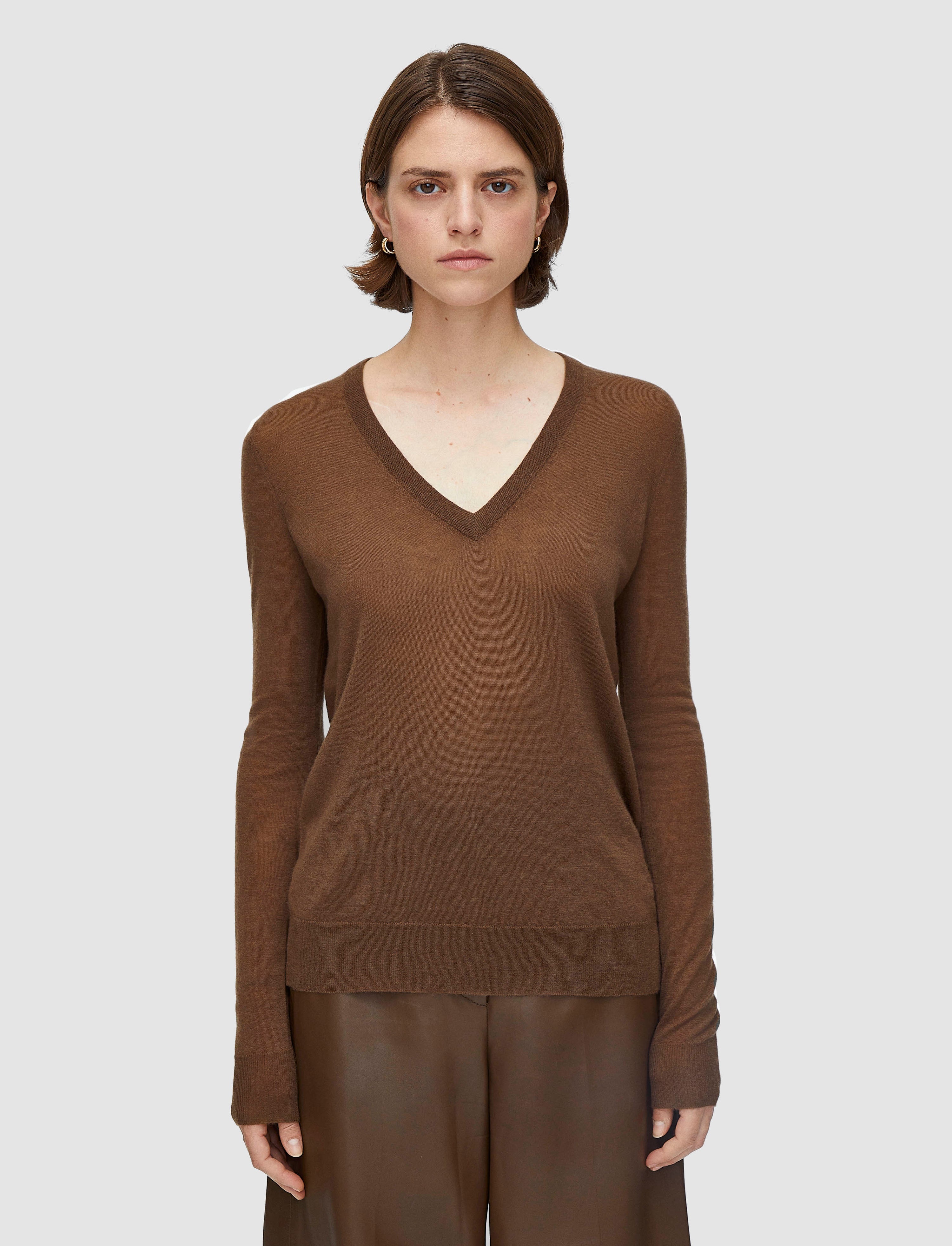 Cashair V Neck Jumper - 3
