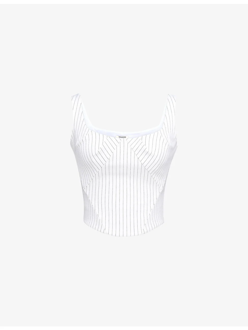 Selma Striped Stretch-Woven Top - 1