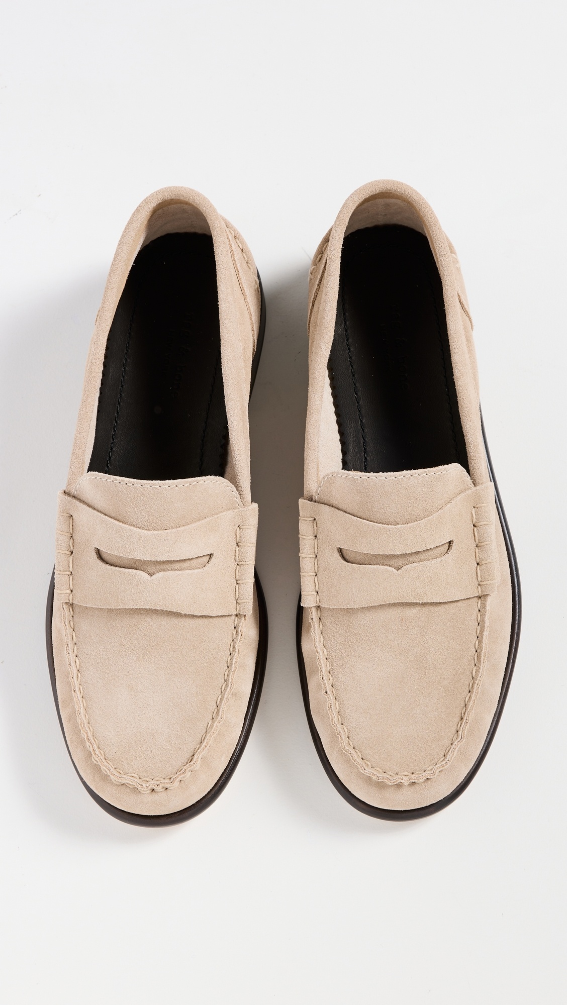 【関税込み】rag & bone ベージュ Carter スエード ローファー Rag & Bone Carter Suede Penny Loafers | Neiman Marcus