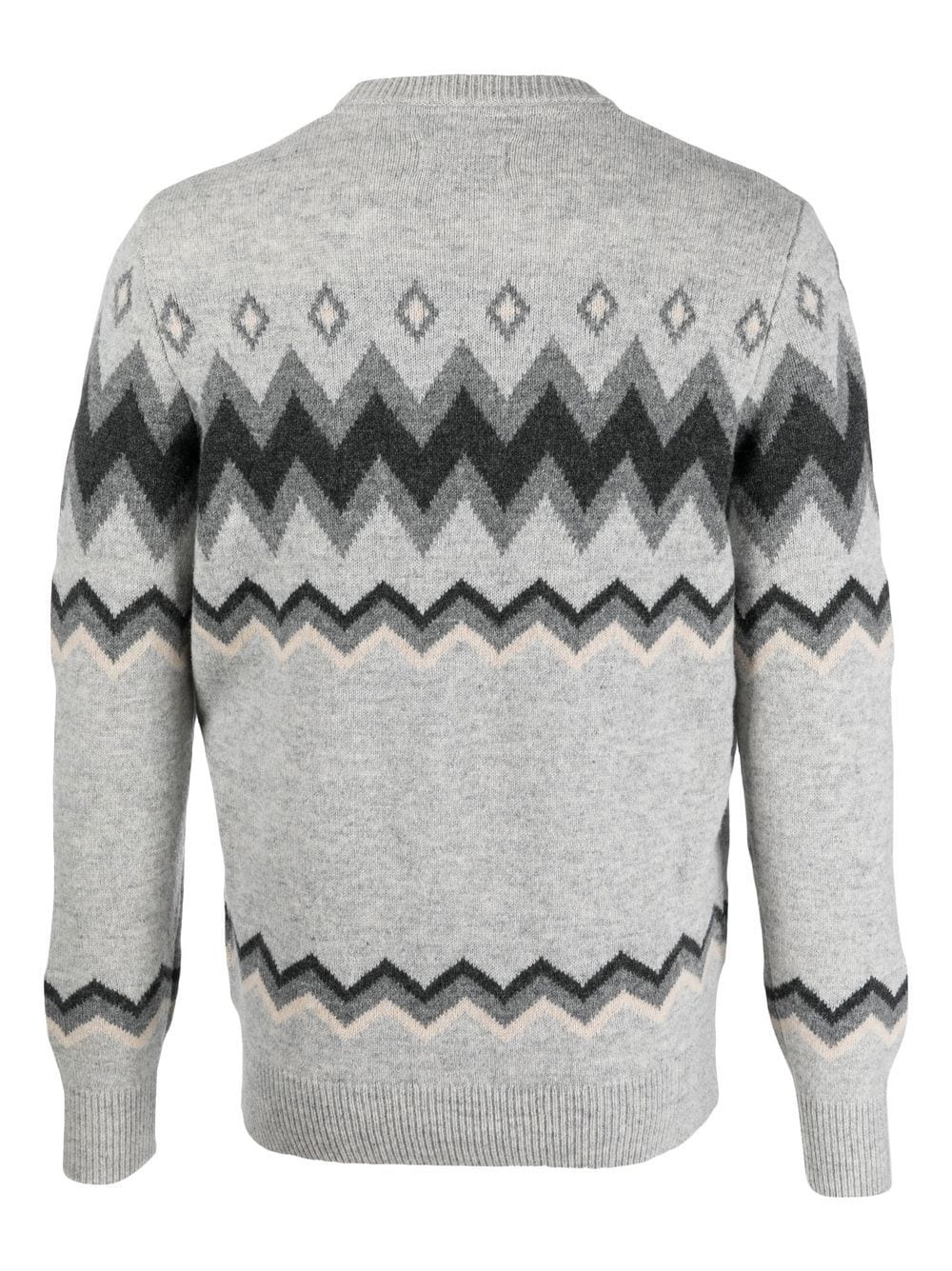 zig-zig knitted jumper - 2