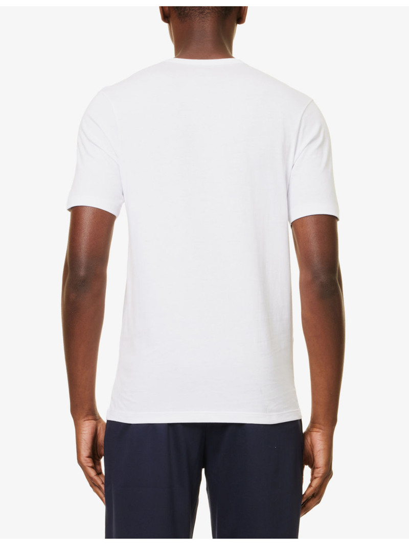 Crewneck Brand-Embroidered Pack of Three Cotton-Jersey T-Shirts 3