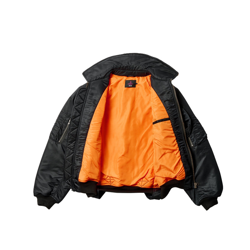 PALACE VIVIENNE WESTWOOD FLIGHT JACKET BLACK 2