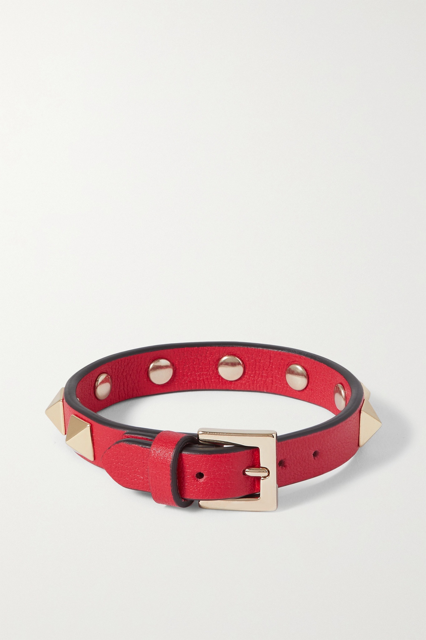 Valentino Garavani The Rockstud leather bracelet - 3