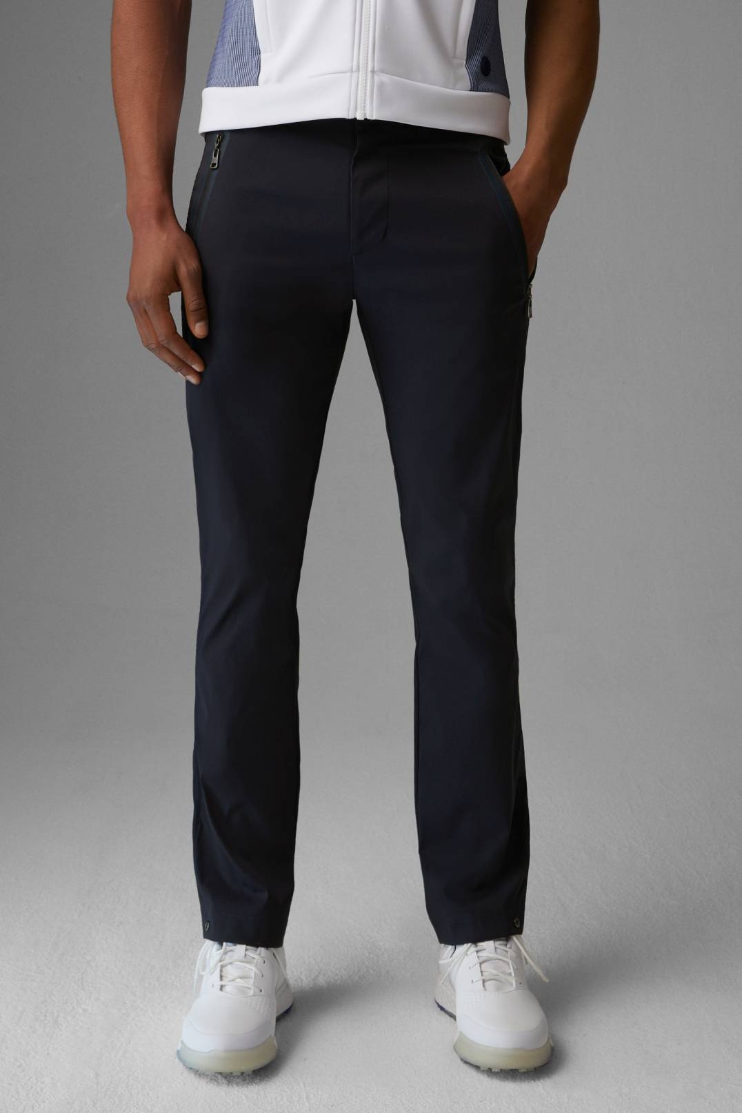 NICOLAS FUNCTIONAL CHINOS IN NAVY BLUE - 2