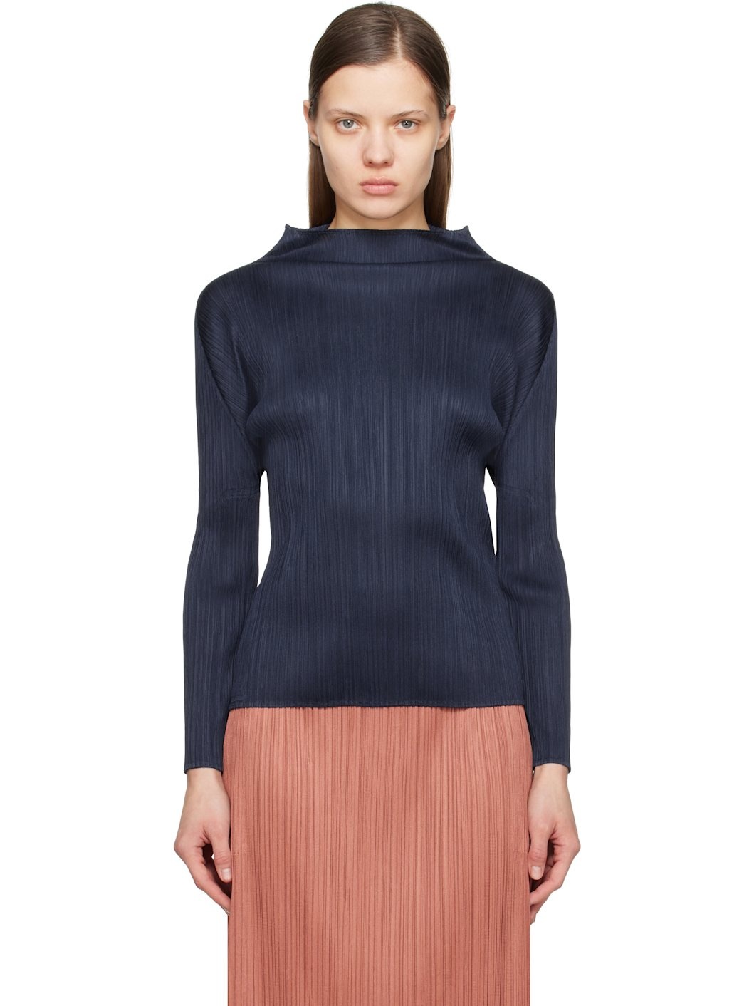 Navy New Colorful Basics 4 Top - 1