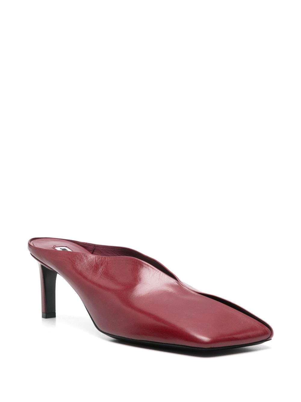 70mm leather mules - 2
