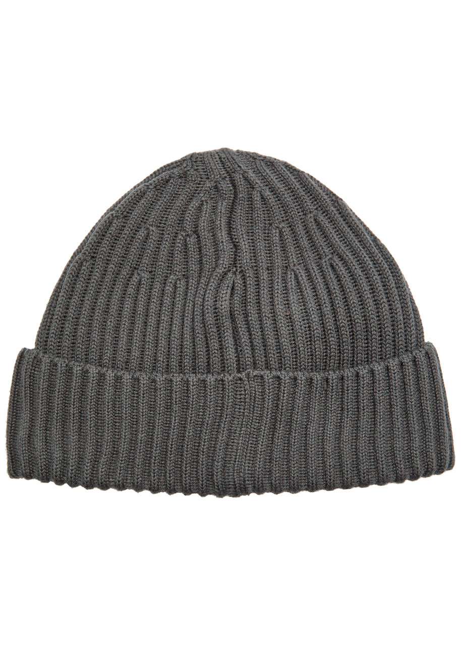 Stone Island Logo-appliquéd Wool Beanie - 2