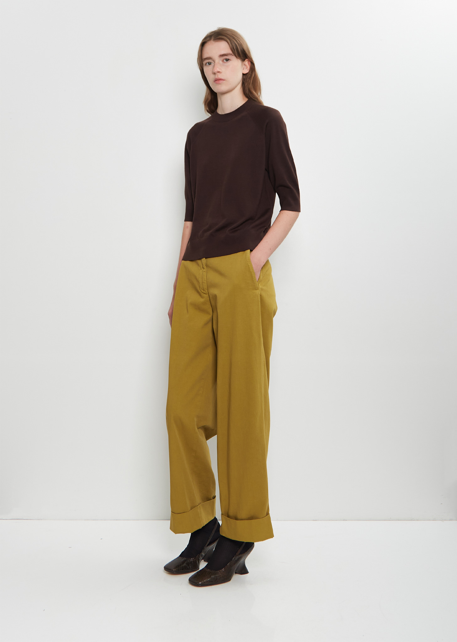 Tuan Merino Wool Sweater — Dark Brown - 4